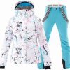 Women's Waterproof Ski Jacket Snowboard Mountain Coat Windproof Winter Warm Snow Rain Coat