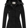Women's Winter Thicken Cotton Coat Warm Parka Jacket with Removable Hood