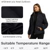 Women's Hooded Warm Winter Coat Quilted Thicken Puffer Jacket with Removable Hood