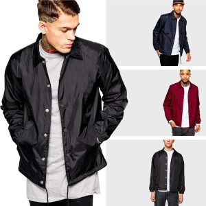 Casual Coaches Jacket Lightweight Active Unisex Windbreaker Coat