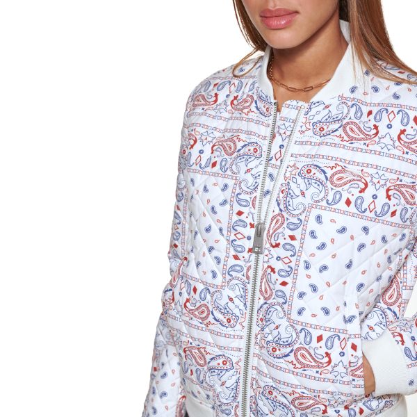 91C7QfBww2L.jpg Women's Diamond Quilted Bomber Jacket (Regular & Plus Size)