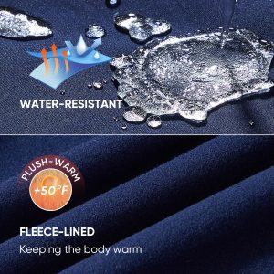 HOTSUIT Women’s Running Jacket Thermal Water Resistant Full Zip Cycling Jacket for Winter Reflective