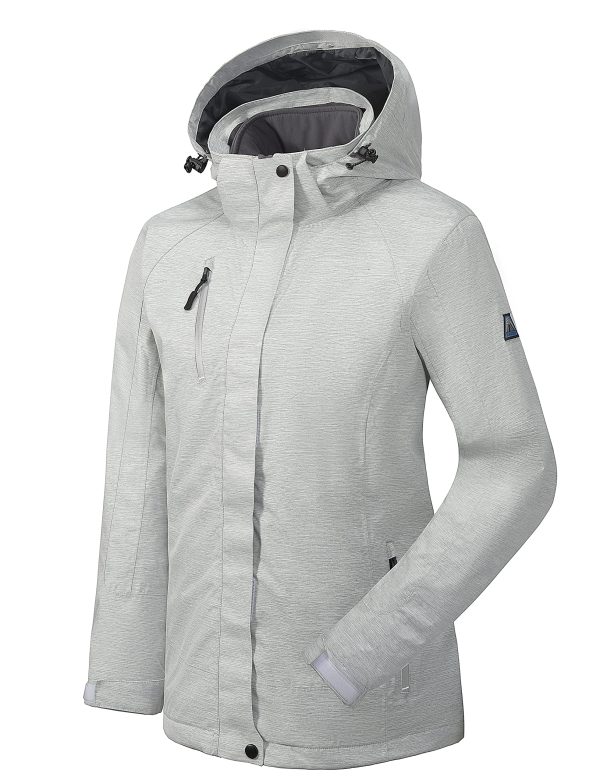 91eGfRXMYFL.jpg Women's Waterproof Rain Jacket Breathable Windbreaker Coat for Ski Outdoor Hiking