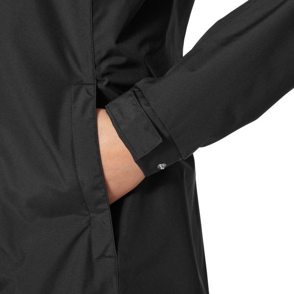 Womens Aden Waterproof Breathable Hooded Long Rain Jacket